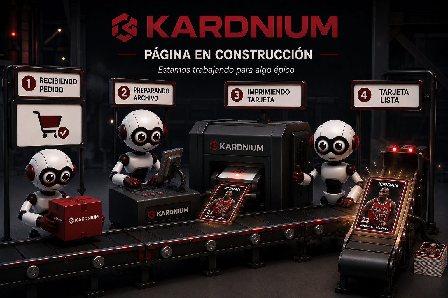 Línea de producción de tarjetas Kardnium